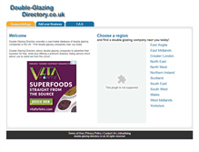 Tablet Screenshot of double-glazing-directory.co.uk